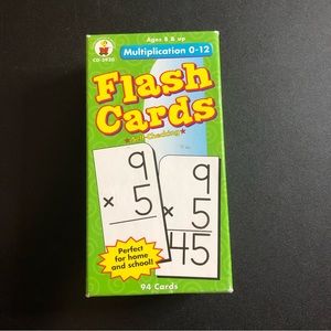 Carson-Dellosa Flash Cards — Multiplication 0-12
